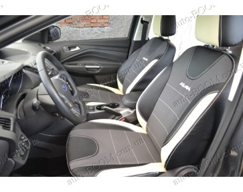 Автомобильные чехлы комбинированные Ford Kuga 16- (Союз-Авто)