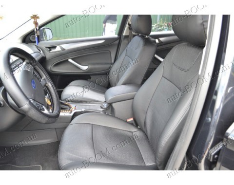 Автомобильные чехлы из экокожи Ford Mondeo 4 07-13 (Союз-Авто)