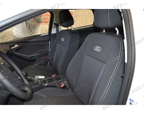 Автомобильные чехлы тканевые Ford Focus 3 11- седан (Союз-Авто)