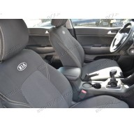 Автомобильные чехлы тканевые Kia Sportage 4 15- (Союз-Авто)