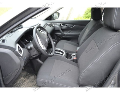 Автомобильные чехлы тканевые Nissan X-Trail 2 07-14 (Союз-Авто)