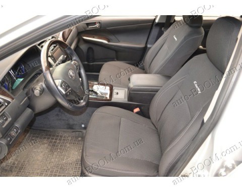 Автомобильные чехлы тканевые Toyota Camry 50 11- (Союз-Авто)
