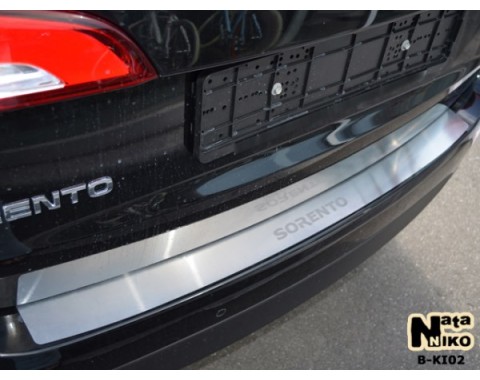 Накладка на бампер Kia Sorento 2 09- (NataNiko)