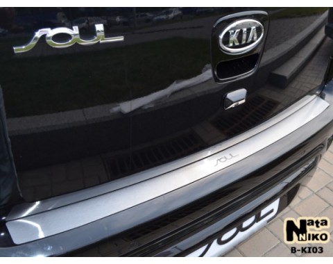 Накладка на бампер Kia Soul 08- (NataNiko)