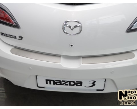 Накладка на бампер Mazda 3 09-14 (NataNiko)