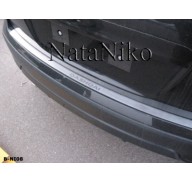 Накладка на бампер Nissan Qashqai 06-14 (NataNiko)