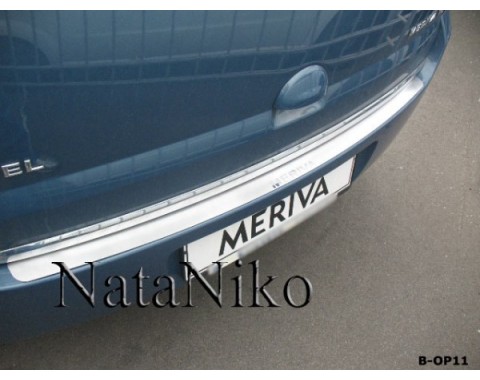 Накладка на бампер Opel Meriva B 10- (NataNiko)