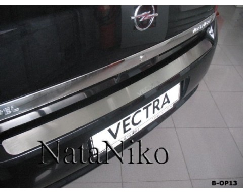 Накладка на бампер Opel Vectra C 02-08 лифтбек (NataNiko)