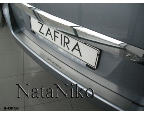 Накладка на бампер Opel Zafira B 05-12 (NataNiko)