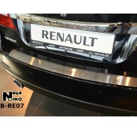Накладка на бампер Renault Latitude 10- (NataNiko)