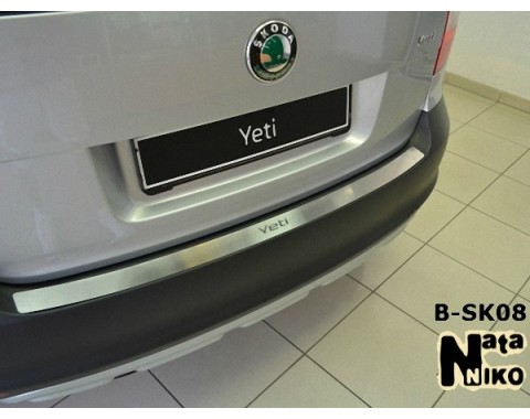 Накладка на бампер Skoda Yeti 09- (NataNiko)