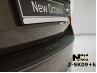 Накладка на бампер с загибом Skoda Octavia A7 13- (NataNiko)