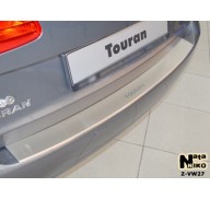 Накладка на бампер с загибом VW Touran 2 10- (NataNiko)