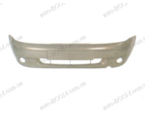 Бампер ВАЗ Лада Калина передний с ПТФ (окрашенный)