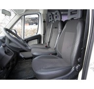 Чехлы на сиденья автомобиля Citroen Jumper 06- (1+2) (MW Brothers премиум)
