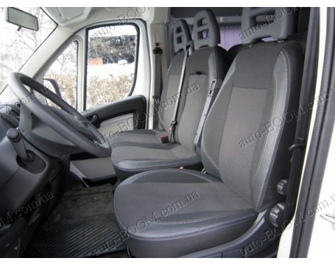 Чехлы на сиденья автомобиля Citroen Jumper 06- (1+2) (MW Brothers премиум)