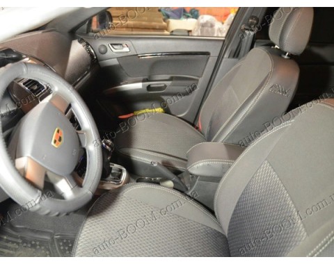 Чехлы на сиденья автомобиля Geely Emgrand EC7 11- (MW Brothers премиум)