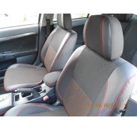 Чехлы на сиденья автомобиля Mitsubishi Lancer X 10 07-11 1,5L (MW Brothers премиум)