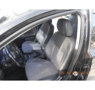Чехлы на сиденья автомобиля Mitsubishi Lancer X 10 07-11 2L (MW Brothers премиум)
