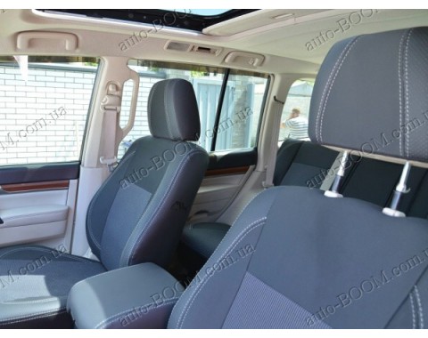 Чехлы на сиденья автомобиля Mitsubishi Pajero 4 06- (MW Brothers премиум)