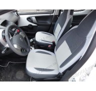 Чехлы на сиденья автомобиля Peugeot 107 05- 5дверей (MW Brothers премиум)