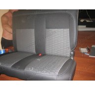 Чехлы на сиденья автомобиля Peugeot Partner 08- (MW Brothers премиум)