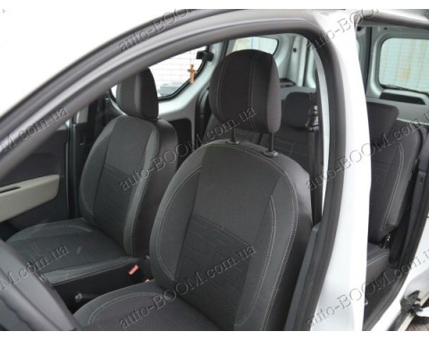 Чехлы на сиденья автомобиля Renault Dokker 12- (MW Brothers премиум)