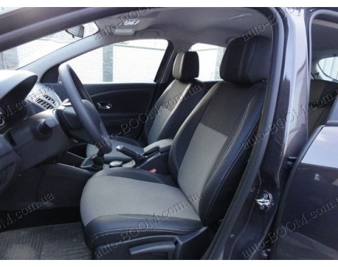 Чехлы на сиденья автомобиля Renault Megane 3 08- (MW Brothers премиум)