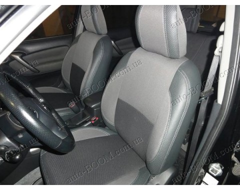 Чехлы на сиденья автомобиля Toyota RAV4 2 00-05 (MW Brothers премиум)