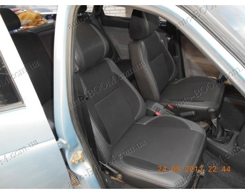 Чехлы на сиденья автомобиля ВАЗ 2110 96-07 (MW Brothers премиум)