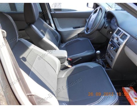 Чехлы на сиденья автомобиля ВАЗ Приора 2170 (MW Brothers премиум)