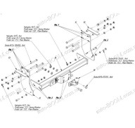 Фаркоп на Ford Transit 00-06 Pick-up