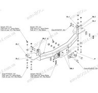 Фаркоп на Jeep Wrangler 97-07