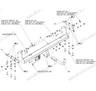 Фаркоп на Nissan Navara 3 05- с хром подножкой