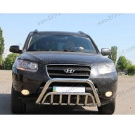 Кенгурятники на Hyundai Santa Fe 06-12 (st-line)