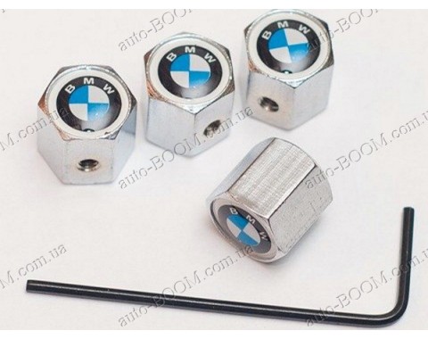 Колпачки на ниппель с логотипом BMW 3 E90 05-11 (Carmos)