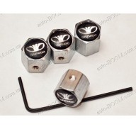 Колпачки на ниппель с логотипом Daewoo Nubira 97-08 (Carmos)