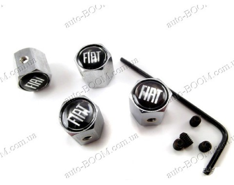 Колпачки на ниппель с логотипом Fiat Marea 96-07 (Carmos)