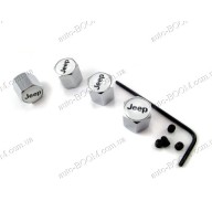 Колпачки на ниппель с логотипом Jeep Cherokee 01-08 (Carmos)