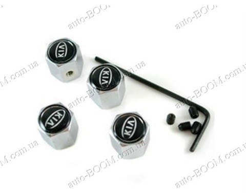 Колпачки на ниппель с логотипом Kia Carens 2 02-06 (Carmos)