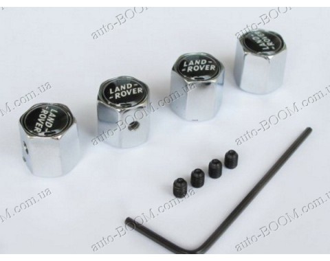 Колпачки на ниппель с логотипом Land Rover Defender 06- (Carmos)