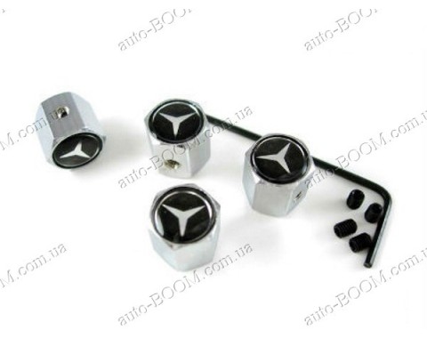 Колпачки на ниппель с логотипом Mercedes Citan 12- (Carmos)