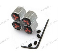 Колпачки на ниппель с логотипом Mitsubishi ASX 10- (Carmos)