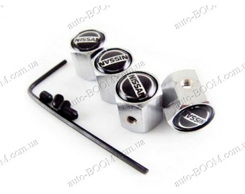Колпачки на ниппель с логотипом Nissan Elgrand 2 02-10 (Carmos)