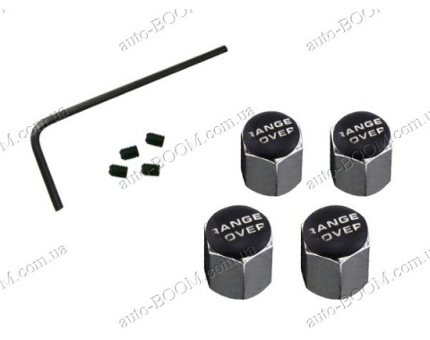 Колпачки на ниппель с логотипом Range Rover Evoque 11- (Carmos)