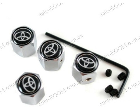 Колпачки на ниппель с логотипом Toyota Carina E 92-98 (Carmos)