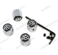 Колпачки на ниппель с логотипом VW Amarok 09- (Carmos)