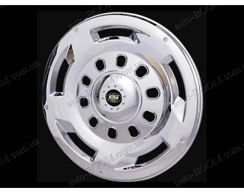 Колпаки на грузовик R22,5 Cagatay задние Хромированые