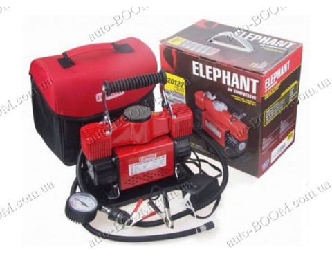 Компрессор для авто Elephant КА-20127 150psi / 30Amp / 60л / клеммы / 2 цилиндра