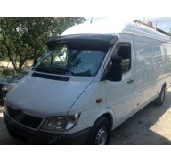 Козырьки на Mercedes Sprinter 95-06 акрил. на креплении (TUR)